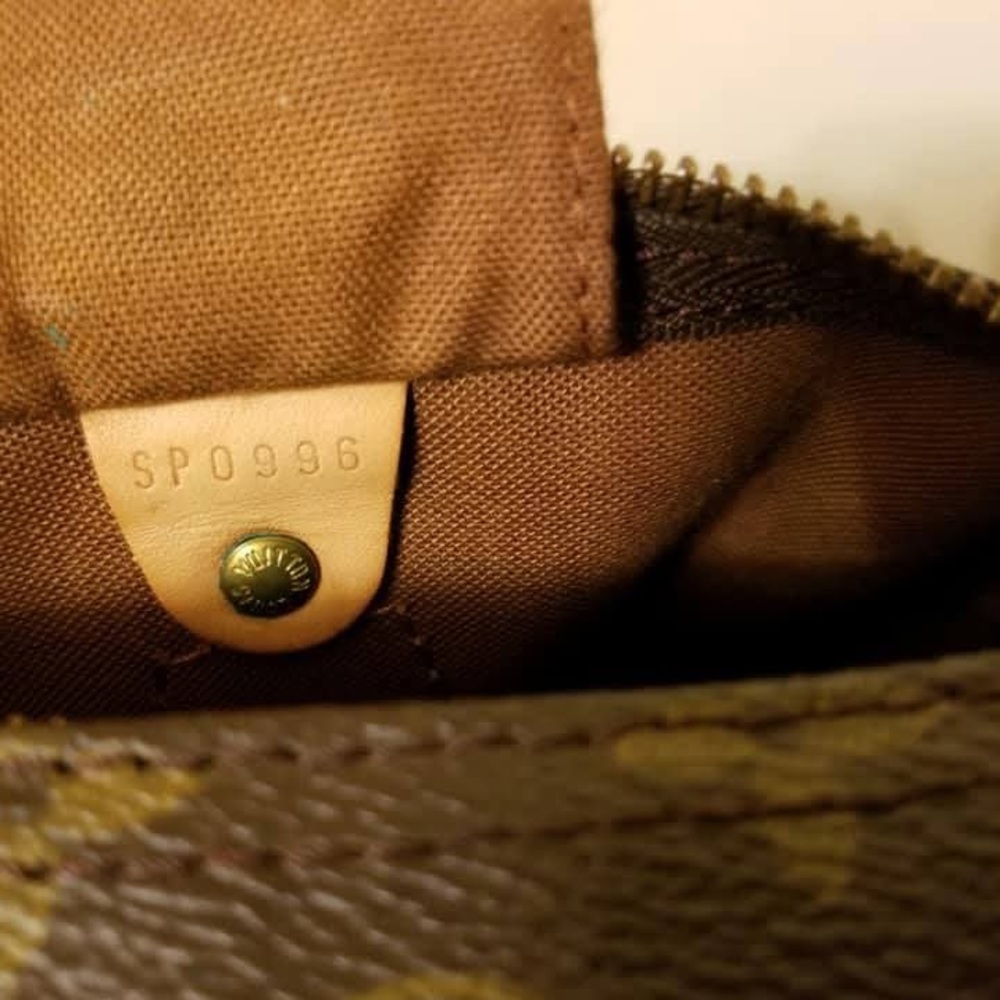 Louis Vuitton Speedy 30 Monogram Canvas Bag Brown LV Authentic - Picture 15 of 16
